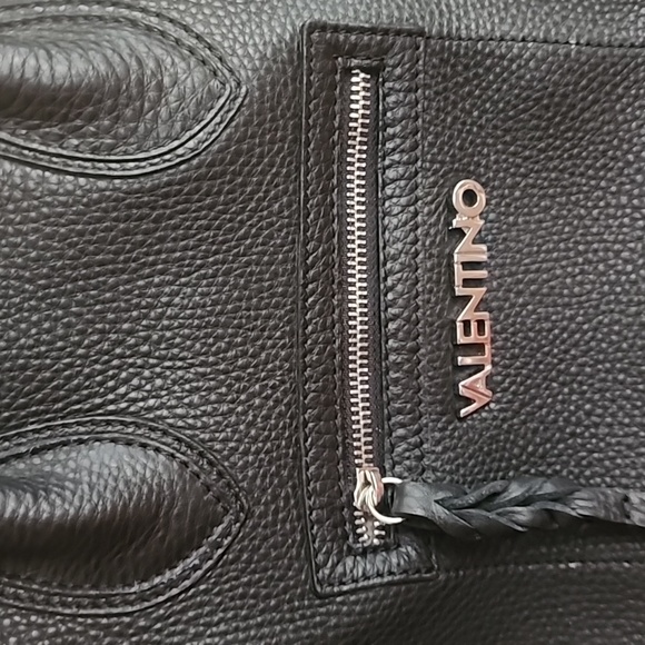 MARIO VALENTINO MADE IN ITALY REAL LEATHER LARGE CELINE LIKE TOTE BAG EUC - Picture 6 of 14